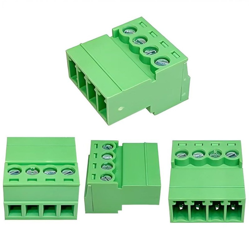 Willwewon 5 Sets 4-Pin 15EDGRK 3.81 mm/0.15 Inch Pitch PCB