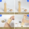 PHNANSOW Pepper Mill, Pepper Mill, Spice Mill, Salt Mill, Wooden