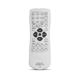 RCA Guest TV Remote for CT Series TVs | Standard Replacement Television Remote. Grey White. | R130K1