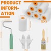 8-Piece Paint Roller Set, Paint Rollers, Foam Rollers with Paint