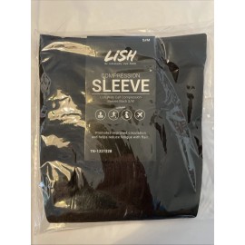 LISH Wide Calf Compression Sleeves Black 1 Pair Adult Size S/M * NWT
