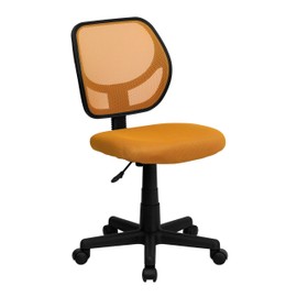 Flash Furniture Neri Low Back Orange Mesh Swivel Task Office Chair
