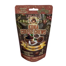 Hula Girl Kona Coffee Chews 140 Grams Pouch Bag