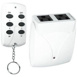 Prime Wire & Cable TNRC23PK 3PK Remote Control Power System with 2 Outlets