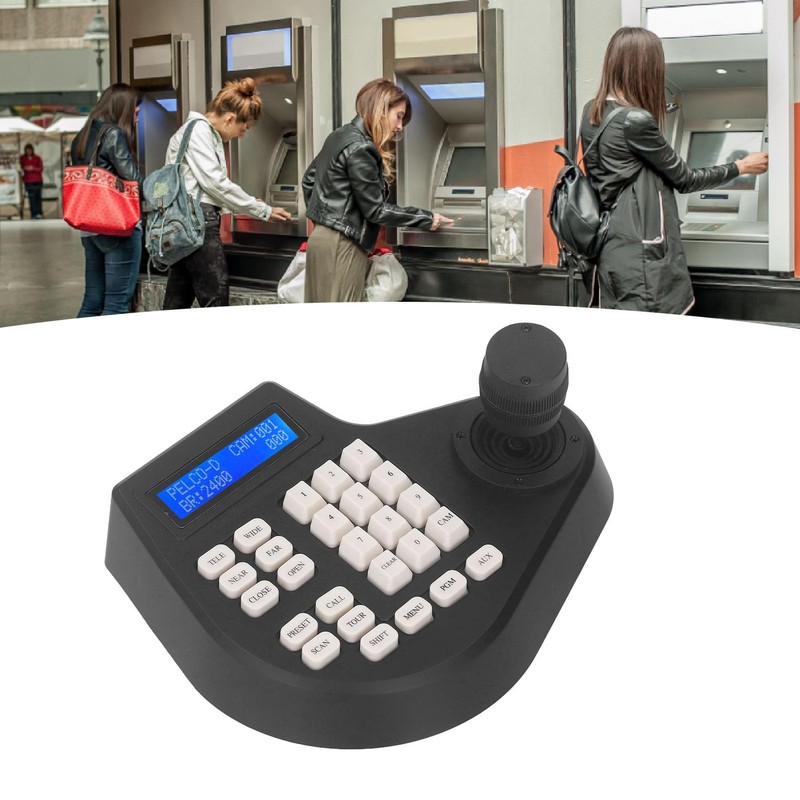 Eujgoov 2D PTZ Controller Mini Analog PTZ Camera Keyboard PTZ