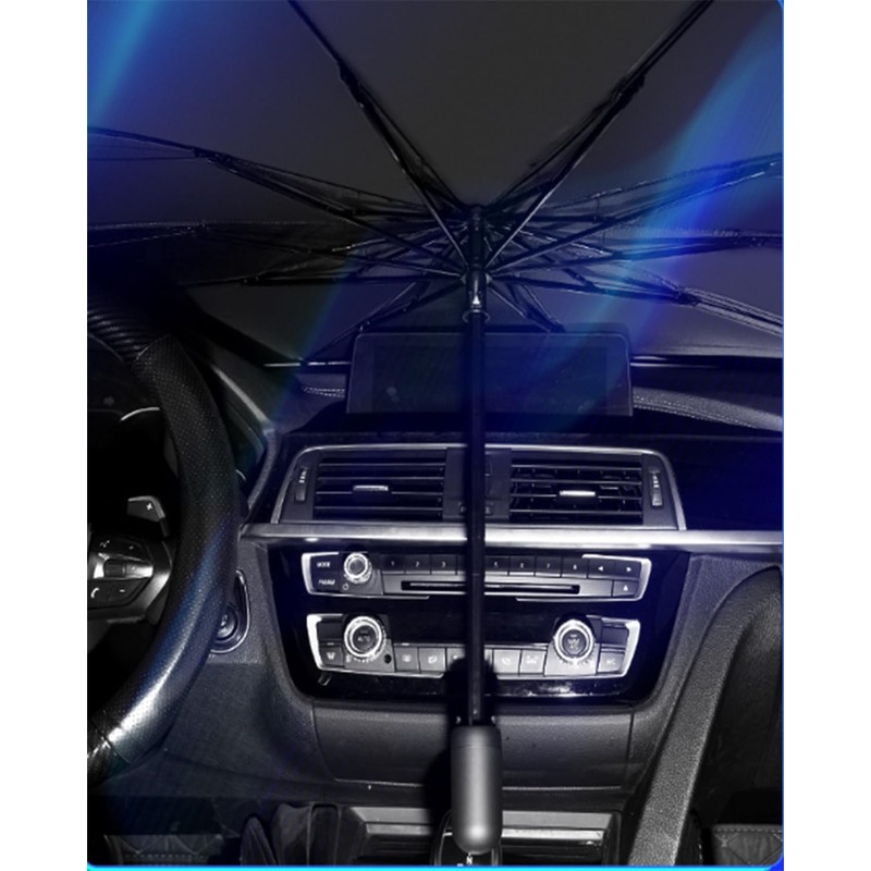 AsgenoX Large Car Sunshade Front Windshield with Safety Hammer Car