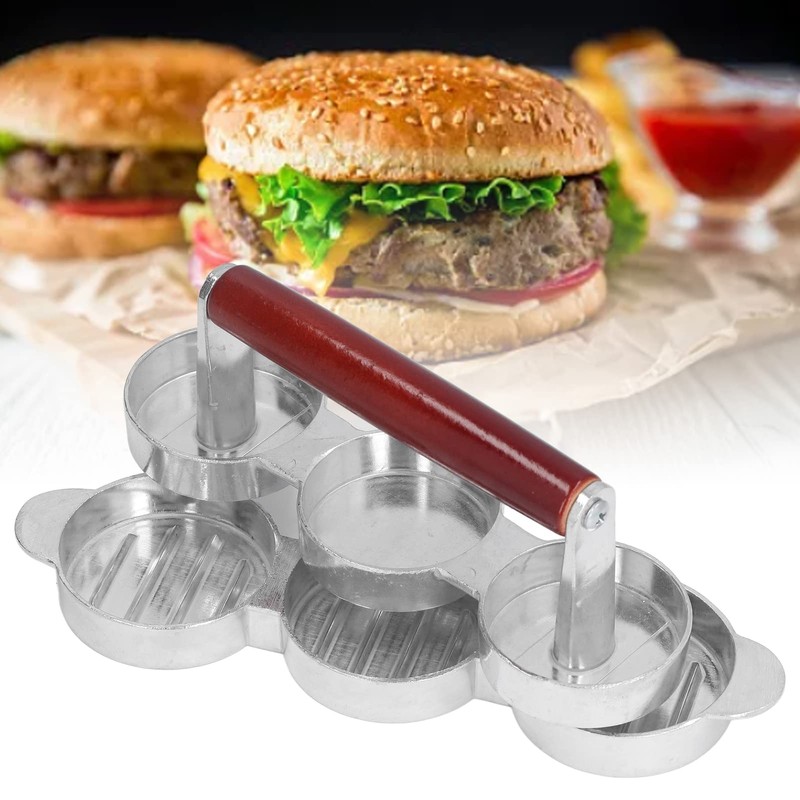 Mini Burger Press, Round Shape Hamburger Press Patty Maker for