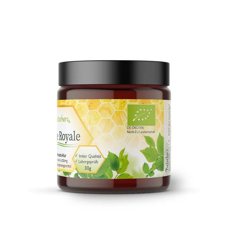 Naturherz Organic Jelly Royal Capsules 90 Vegi Caps in Practical