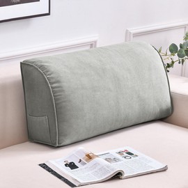 GKWW Couch Back Cushion Decorative Throw Pillows with Removable Pillowcase Sofa Waist Cushion Lumbar Support Backrest Pillow for Living Room Headboard Reading Pillow