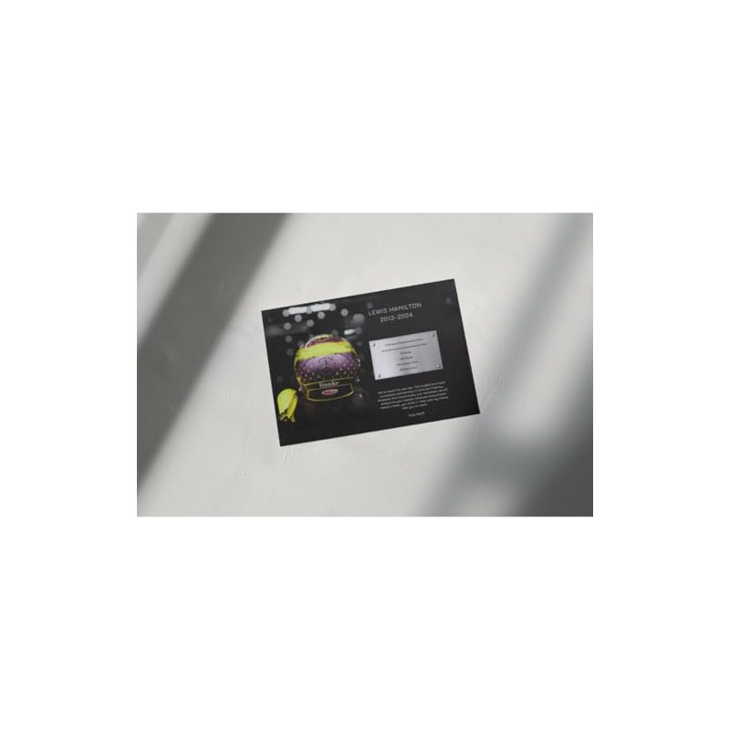 Lap Legends Lewis Hamilton 2024 Framed Display Gift with Reproduced