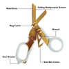 Elegital Modern Luminous Gold Trauma Shears, Emergency Response Shears, Stainless
