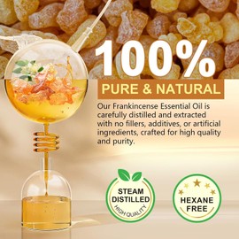 Frankincense Resin Oil for Face, Soothes & Repairs Skin, Deep Hydration for Body, Nourishes dry skin, Hydrating Serum, Formulated with hyaluronic acid serum 60ML