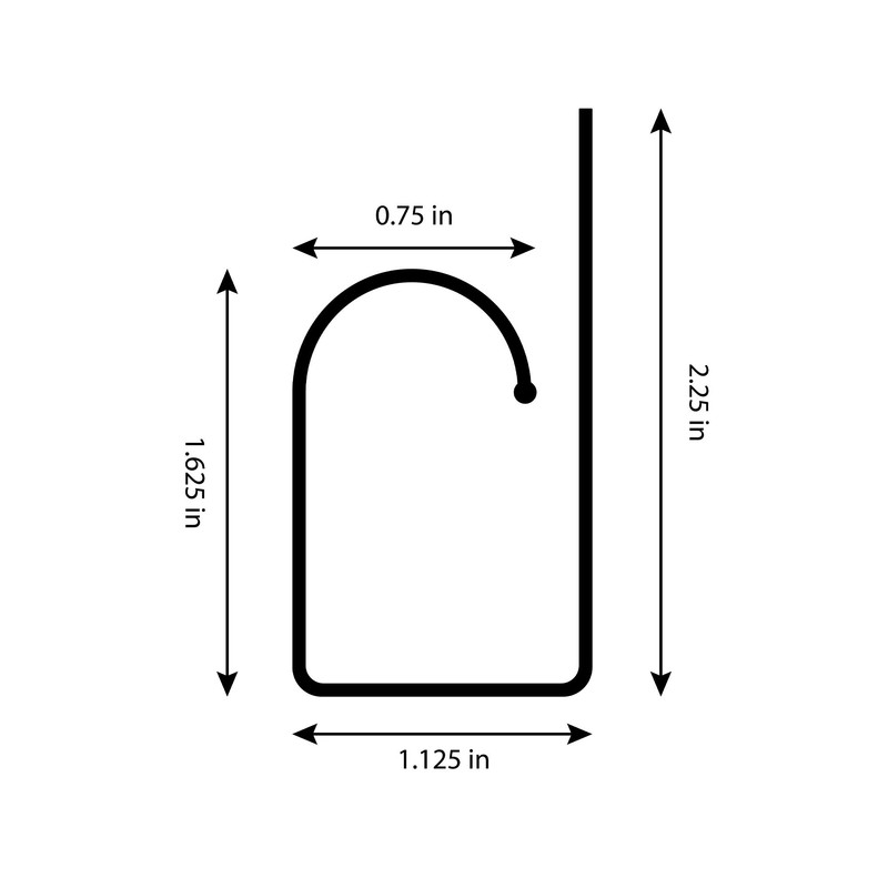 Electriduct Large Hook Channel Cable Raceway Desk Cord and Wire