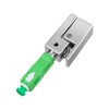 1PC SC APC Bare Fiber Optic Adapter Square Fiber Coupler