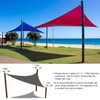 supregear Shade Sail, 3x3x3 m Triangular Shade Sail Waterproof UV