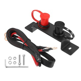 X AUTOHAUX 1 Set for Can-Am Maverick X3 Battery Jump Post Starter Remote Battery Terminal Relocation Kit Mounting Bracket for UTV ATV Trucks