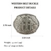 Unbranded Religious Cross Western Belt Buckles for Men Women,Cowboy Belt