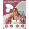 6Pcs Breast Pump Flange Insert 19mm Compatible with Momcozy/Spectra/Medela/eufy/Elvie/Lansinoh/Paruu P10