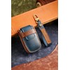 ontto 5-button Car Key Cover Leather Key Case Full Protection
