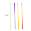 Comfy Package [200 Pack] 10.02"High Long Plastic Straws, Disposable Drinking