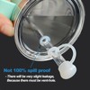 LUOLAO Silicone Spill Stopper Compatible with YETI Straw Cup, Mug