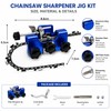 Portable Chainsaw Sharpener Jig for Chain Maintenance – Hand-Crank Sharpening