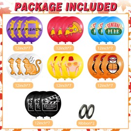 49Pcs Friends Themed Party Decorations Balloons Friends Party Decorations Friends TV Show Decorations Friends Bachelorette Party Decor Friends Party Supplies