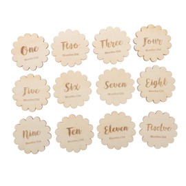 BIUDECO Milestone Cards for Baby 12pcs Monthly Milestone Photo Cards Birth Announcement