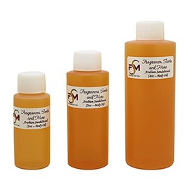 Fragrances, Scents and More Arabian Sandalwood Perfume/Body Oil (7 Sizes) - (2oz Plastic Bottle (60ml))
