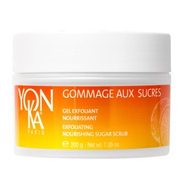 Yon-Ka Mandarin Sugar Scrub, Exfoliating Body Scrub with Brown Sugar and Sunflower Oil, Gentle Natural Ingredients Hydrate and Moisturize Dry Skin, Sweet Orange and Citrus Scent (200g)