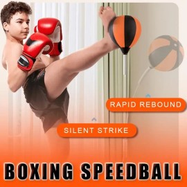 Premium Boxing Speedball with Stand – Height Adjustable, 360° Rebound for Teens & Adults, Stress Relief & Fitness, Home Use