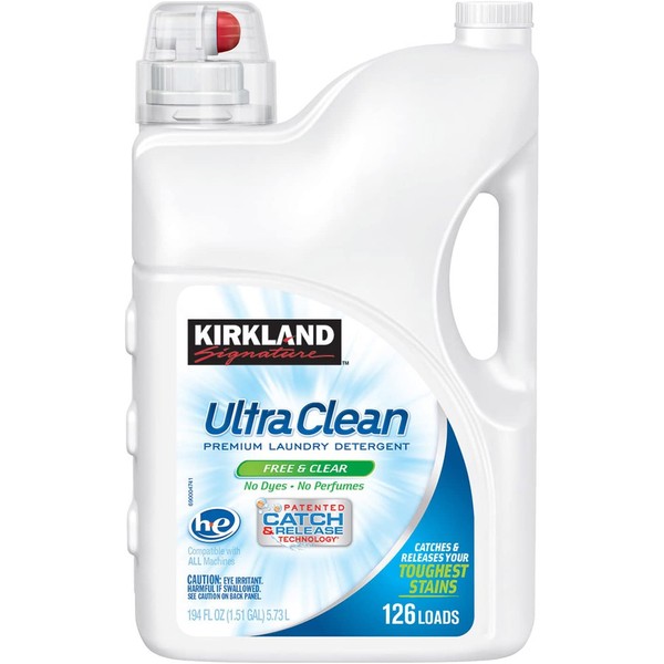 Krikland Signature Ultra Clean Premium Laundry Detergent, 194 oz