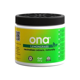 ONA Gel 400g Lemongrass - Natural Odour Neutraliser - Eliminate Odours Safely, Naturally and Permanently