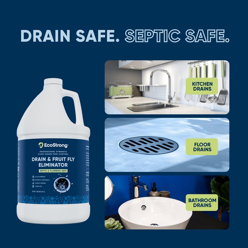 Fruit Fly Drain Treatment | Drain Fly Eliminator | All-Natural,
