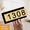 Hqvbvc House Number Plate Sign Outdoor,Two Sets of Numbers (0-9),Residential