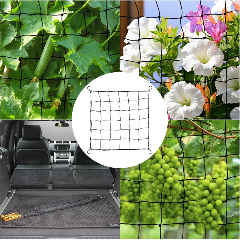 2Pack Elastic Trellis Netting, 80 * 80cm Plant Support Bean
