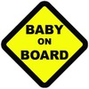 PrintSuperstar Baby On Board Child, Kids Warning Vehicle Safety Sign