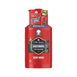 Old Spice (Genuine) Wolfson Body Wash Pump, 15.2 fl oz (440 ml)