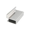 ITROLLE 2PCS 1.6'' Glass Finger Edge Pull Window Display Cabinet