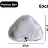 6 Pack Steam Mop Replacement Pads for Shark H2O H20
