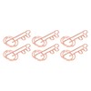 100Pcs Paper Clip Metal Rose Gold Color Urheen Design Paperclip