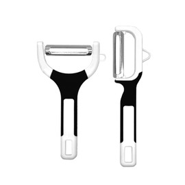 2Pcs Vegetable Peeler Stainless Steel Swivel Kitchen Peeler Tool for Slicing Peeling Veggies Carrot and Fruits