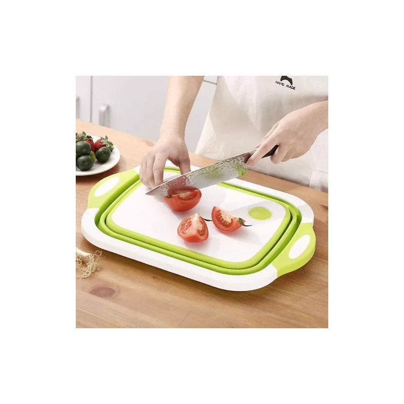 Aquila Tabla Para Picar Bco/verde Aquila - Tp3571 Color Verde