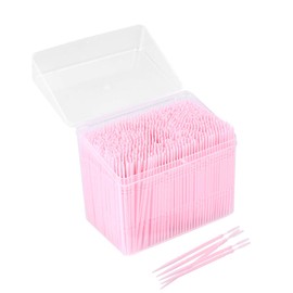 Healifty Disposable Toothpicks, 1100pcs Double- head Plastic Toothpicks, Interdental Toothpick Floss Oral Care Floss for Men