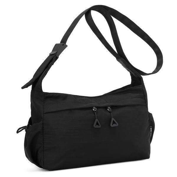 Miss Lulu Women's Waterproof Lightweight Shoulder Bag - 5-Pocket Design,