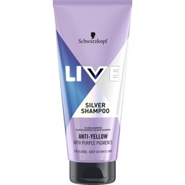 Schwarzkopf LIVE Purple Shampoo, Vegan, No Yellow, Purple Toning, Neutralising Shampoo for Brassy Blondes, 200ml