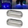 UWDESY 2Pcs 27 LEDs Blue Marine Boat Lights,IP68 Waterproof Underwater