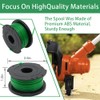 Galenkong 4 Pieces A6482 Trimmer Spool Lines Compatible with Black
