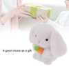 White Talking Rabbit Toy Cute Repeat What You Say Plush