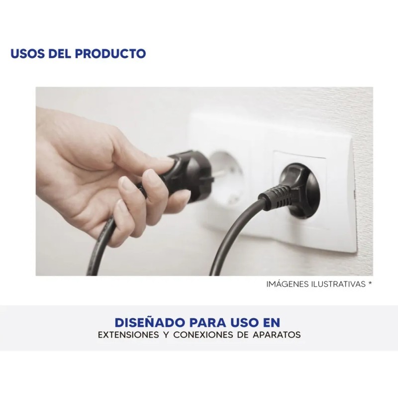 Clavija De Hule, Bolsa Con 2 Pzas, Volteck Volteck 46122